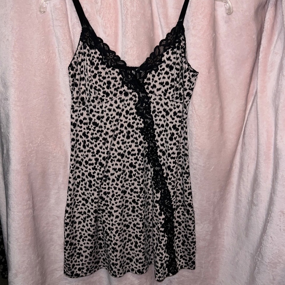 Cheetah Print Slipdress | L